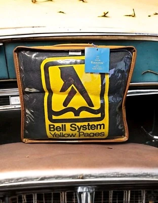 Pendleton Bell System Yellow Pages Blanket Motor Robe & Pillow BAGGED Vintage - Image 1 of 4