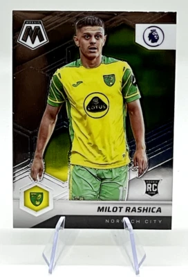 Milot Rashica 2021-22 Panini Mosaic Premier League #98 RC Norwich City - Image 1 of 2