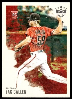 2020 Panini Diamond Kings Zac Gallen Rookie Arizona Diamondbacks #51 R3 - Image 1 of 2