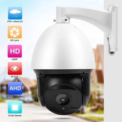 Telecamera AHD notturna 100-240 V IP66 1080P 30X zoom PTZ coassiale 100 m/328,08 piedi - Immagine 1 di 4