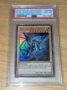 Blue-Eyes White Dragon JUMP-EN068 PSA 8 NM - MT Promo Magazin Yugioh! - Bild 1 von 2