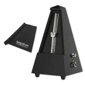 Wittner 816M Metrónomo Mecánico Madera con Campana Negro Mate con Paño - Imagen 1 de 6