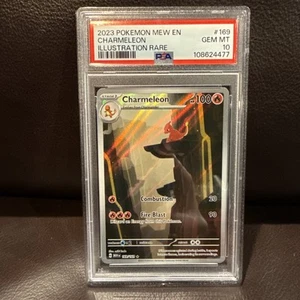 Pokemon 151 Charmeleon Ilustración 2023 Raro 169/165 PSA 10 Gemas Como Nuevo - Imagen 1 de 2
