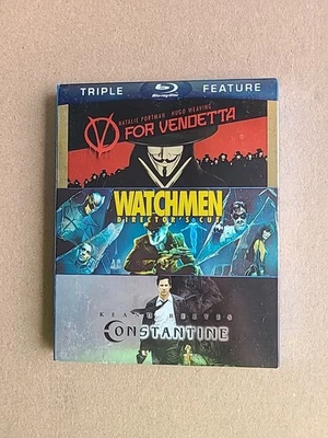 V for Vendetta / Watchmen / Constantine Blu-ray  NEW - Image 1 of 4