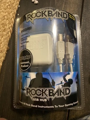 Rock Band USB Hub PS3 Xbox 360 Wii PS2 USB 2.0 + 4 USB Ports Sealed - Image 1 of 4