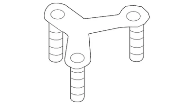 Genuine Audi Retainer Plate 8J0-407-176 - Image 1 of 2