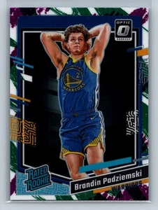 2023-24 Donruss Optic Basketball Brandin Podziemski Jazz Rated Rookie - Bild 1 von 2