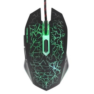 Wired Gaming Mouse USB Port Ergonomic 3200 DPI Adjustable RGB Optical Computer - Image 1 of 4