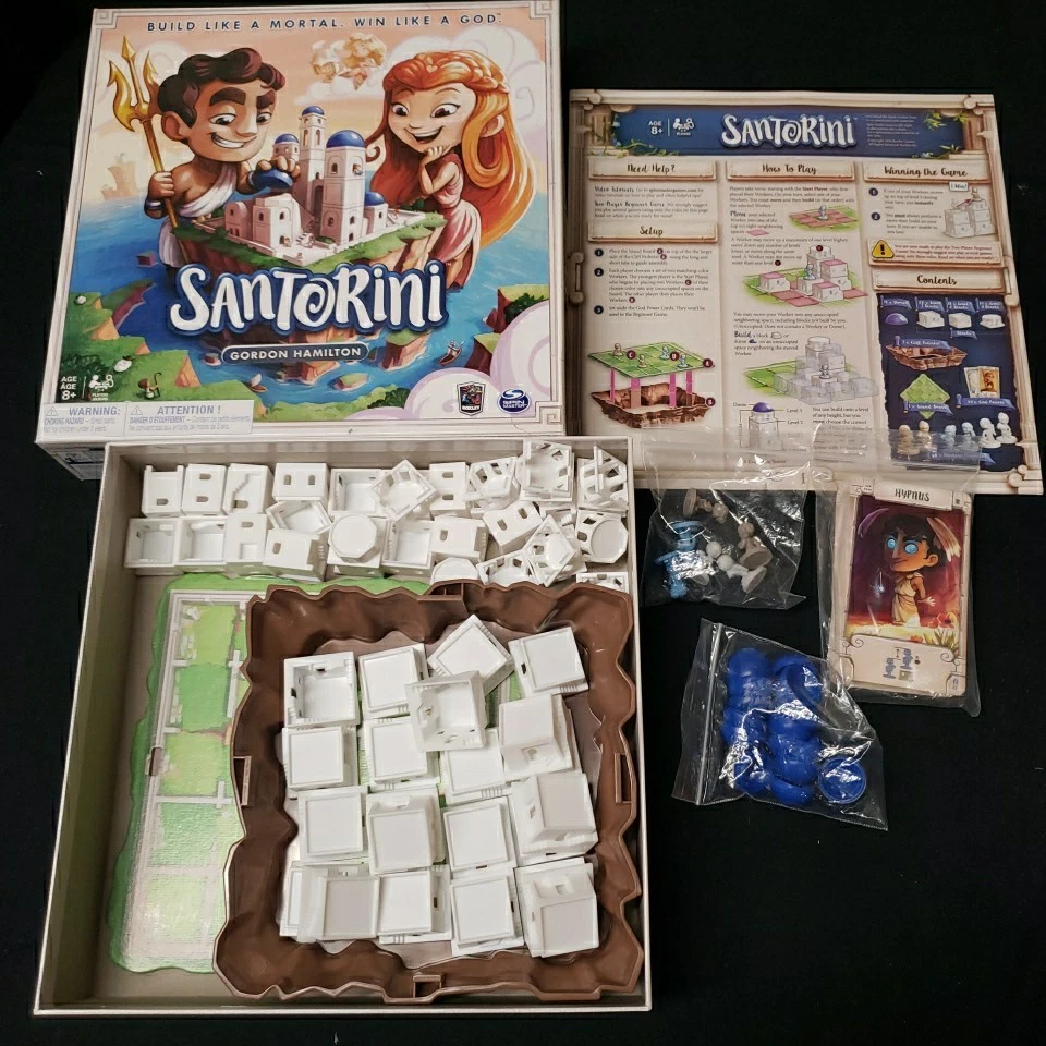Santorini (Board Game, 2016) Gordon Hamilton Roxley strategy family COMPLETE - Image 1 of 1
