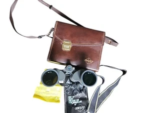 Swift 8x42 Ultralite Binoculars FMC Japan W/ leather Case fully functional - Picture 1 of 7