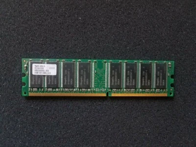 Hynix 512MB, DDR ,184 PIN , PC-2700 ( Model: HYMD264646A8J-J AA-A ) - Image 1 of 3