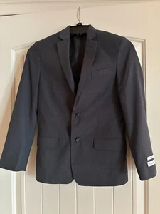 Preowned Calvin Klein Boy's Size 12 Gray Suit Jacket - Picture 1 of 2