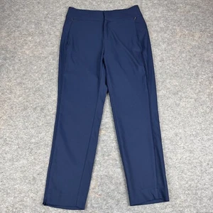 Coolibar Pants 26" UPF 50 Polyester Zip Pockets Blue Womens 6 - Picture 1 of 15