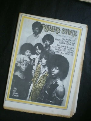 Revista Rolling Stone #54 19 de marzo de 1970 Sly & the Family Stone Foto 1 de 3