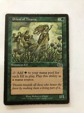 Priest of Titania - MTG - Urza's Saga Heavy Play