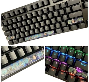 Space Galaxy Starry Night Gaming Keyboard RGB Rainbow Backlit K550 Mechanical - Picture 1 of 11