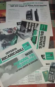 1999 - OMNITEL PRONTO ITALIA - BROCHURE E DEPLIANT SULLA CAMPAGNA GSM - NOKIA - Picture 1 of 6