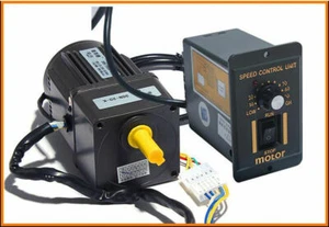 25W drehzahlverstellbarer Motor AC Getriebemotor Wendemotor mit Regler 220V  - Bild 1 von 6