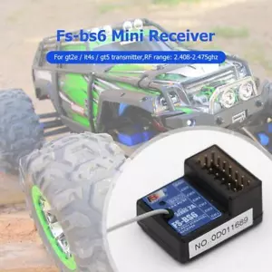 Flysky FS-BS6 2.4G 6CH Empfänger mit Gyro Stabilisierung für FS-IT4S FS-GT5 - Bild 1 von 7