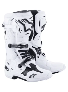 Alpinestars Tech 10 MX Boots - White - Size 9 - Picture 1 of 7
