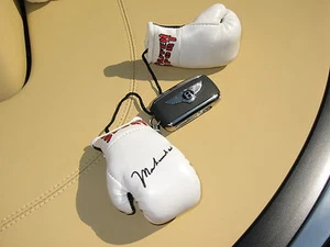 MUHAMMAD ALI AUTOGRAMM MINI BOXHANDSCHUHE VON PAFFENSPORT CASSIUS CLAY NEU RAR - Picture 1 of 1
