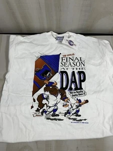 NWT VTG 1994 2nd Final-Season DAP Durham-Bulls Shirt D-BAP Bull-Hurham Men XL - Picture 1 of 6