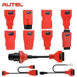 AUTEL OBD1 OBD2 Adapter Set Connectors MK808 DS808 MP808 MS906BT MS906TS MaxiSys - Picture 1 of 2