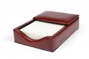 Bosca Model 726-58-O Old Leather Flip Top Memo Box - Picture 1 of 2