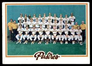 1978 Topps #192 San Diego Padres TC, CL (crease) - Picture 1 of 2