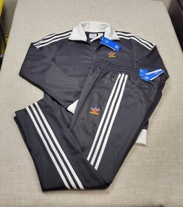 ADIDAS Beckenbauer Tracksuit Jacket & Pants Small Mens Black FB Nations Germany - Picture 1 of 23