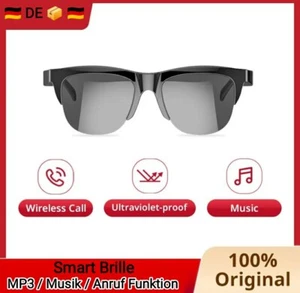 Bluetooth 5.3 Smart-Brille, Freisprechen, Surround-Sound, Musik, MP3, UV400 - Afbeelding 1 van 12