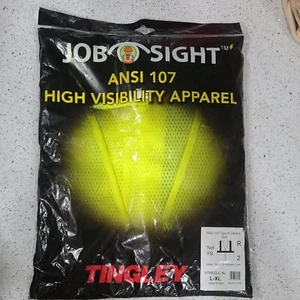 NWT - TINGLEY V70622 Type R C2 Vest Size L-XL ,Hi-Vis,Yellow, 08113870622 - Picture 1 of 3