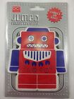 Jumbo Robot Eraser Red Bot Toys, School Supplies NEW 