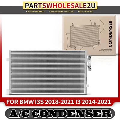 Condensador de aire acondicionado con soporte secador para BMW i3s 18-21 i3 14-21 BATERÍA EV (EV/BEV) Foto 1 de 4