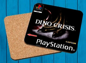 DINO CRISIS PLAYSTATION PSX POSAVASOS MADERA WOODEN COASTERS - Imagen 1 de 1