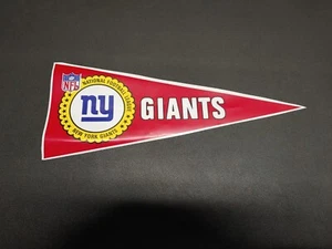 Vintage 1967 NFL Punt, Pass & Kick Kunststoffwimpel - New York Giants - Bild 1 von 2