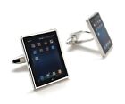 Smart Tablet Cufflinks Black Color Smart Pad Cosplay Party Master High Tech