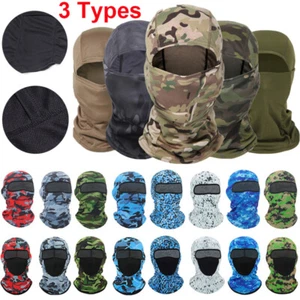 Camo Taktische Sturmhaube Motorrad Gesichtsmaske Outdoor Sport Fahrrad Radfahren - Bild 1 von 51