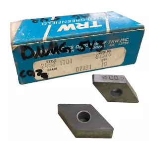 (10 Pcs) TRW DNMG 543 Grade: CQ2 Carbide Inserts - Picture 1 of 4