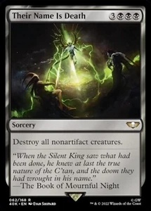 *MtG: THEIR NAME IS DEATH - Commander: Warhammer 40.000 Rare - magicman-europe* - Bild 1 von 1
