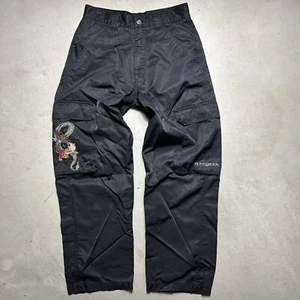 Vintage Macgear Baggy Rave Pants Dragon Print Cargo Tech Goth Adult 31 x 30L - Picture 1 of 6