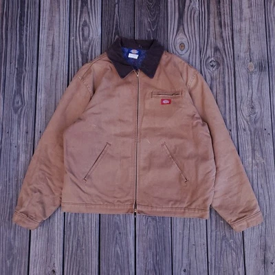 Chaqueta de Trabajo Vintage Años 90 Y2k Dickies Detroit Manta Forrada XL Lona Pato  Foto 1 de 4
