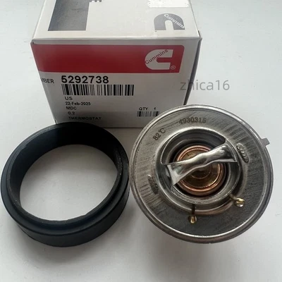 Cummins 5292738 Thermostat 180 Degree 54MM Rep 3972071 Fits 5.9L BS3 ISB ISL QSB - Image 1 of 4