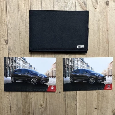 15-19 VAUXHALL CORSA OWNERS HANDBOOK MANUAL & NAVIGATION & WALLET 2017 Ref20659 - Image 1 of 4