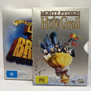 Monty Python & The Holy Grail + Life Of Brian Collectors Edition Steel Books DVD - Picture 1 of 11