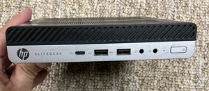 HP 6th Gen EliteDesk 800 G3 Mini Desktop i5-6500T@3.2GHZ/16GB DDR4/240 GB - Afbeelding 1 van 5
