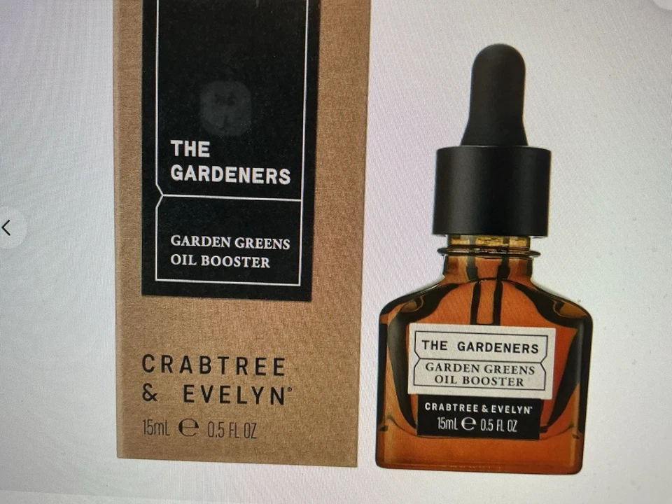 Potenciador de aceite Crabtree & Evelyn The Gardeners Garden Greens 0,5 oz Foto 1 de 1