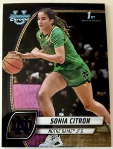 2024-25 Bowman University cromo - Sonia Citron #64 refractor de onda negra (RC) - Imagen 1 de 2