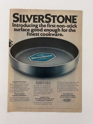 Anuncio impreso vintage 1976 DuPont plata piedra utensilios de cocina anuncio Foto 1 de 2