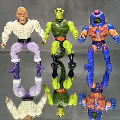 Figuras de acción de colección Masters of the Universe Prince Adam Whiplash Man-E-Faces años 80 Foto 1 de 4